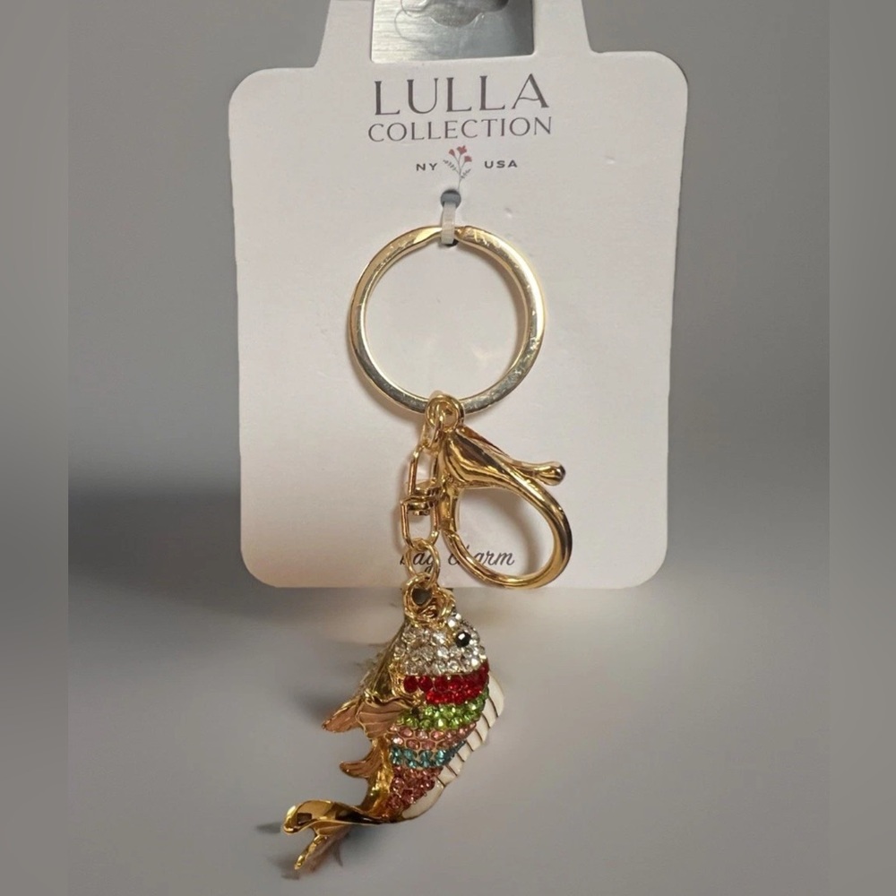 Lulla Collection Fish Charm Keychain - Picture 4 of 6